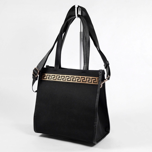 VERSACE Tote Bag Limited Edition NEW Black Gold - Picture 4 of 12
